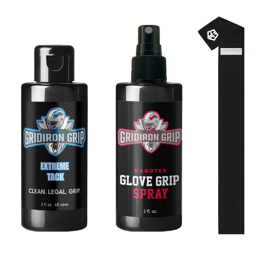 (A8) 3-Pack Spray, Gel & Football Towel - Bundle